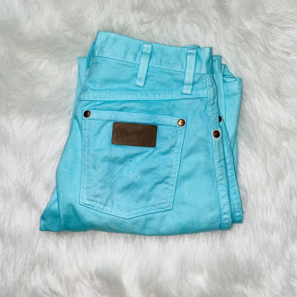 Tiffany blue Wrangler Jeans SOLD